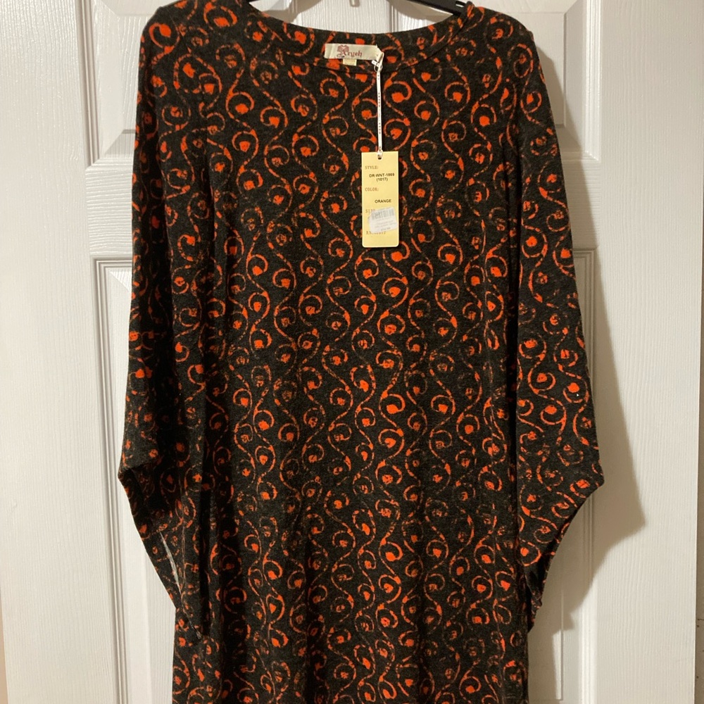 Cute patterned Black n Red dress